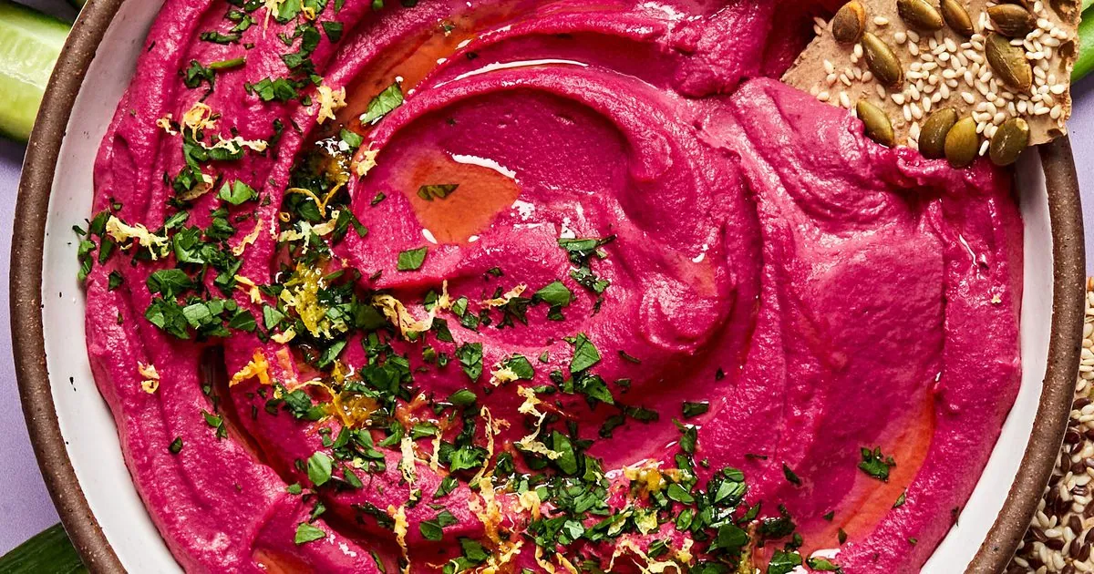 Mediterranean Beet Hummus