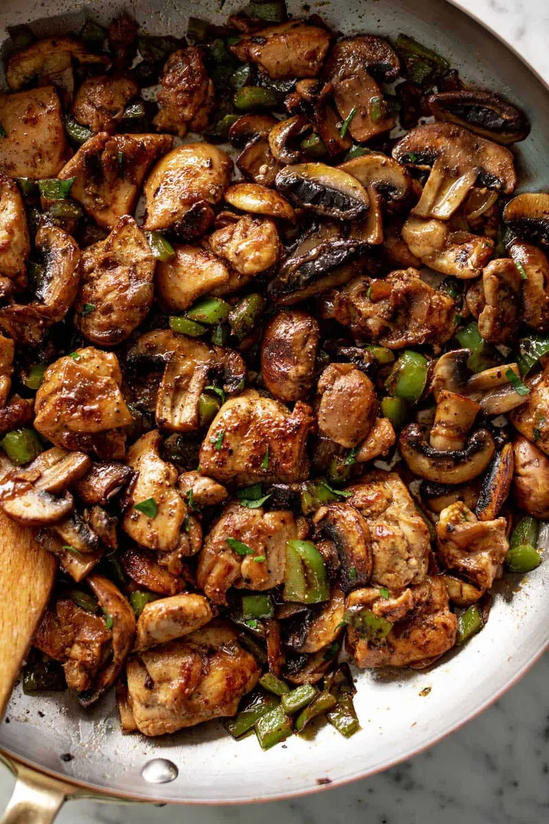 Mushroom Chicken Bites