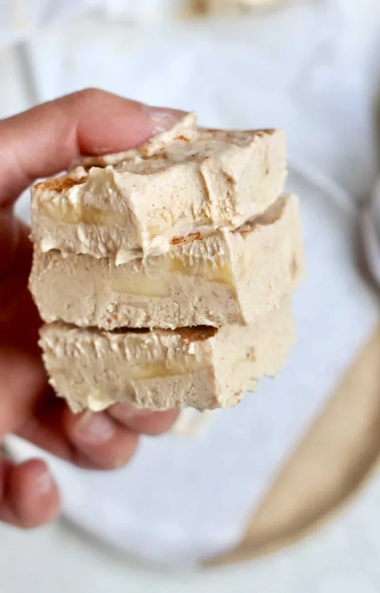 Peanut Butter Banana Frozen Bars