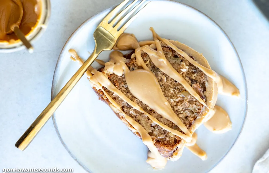 Apple Bundt Cake with nuts and seeds