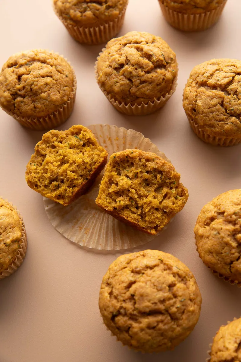 Pumpkin Zucchini Muffins