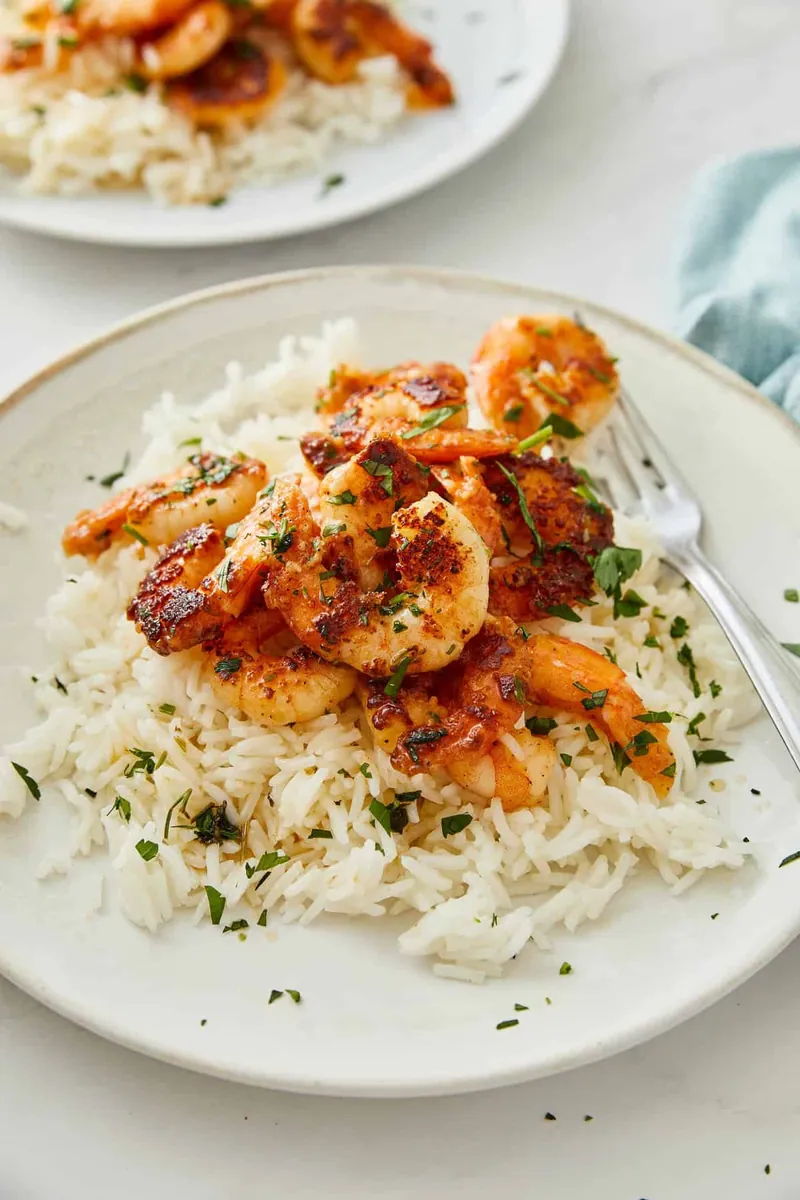 Hawaiian Garlic Shrimp