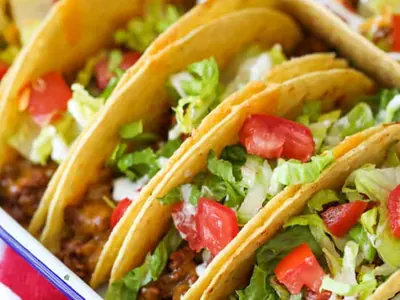 Cheesy Baked Beef Tacos
