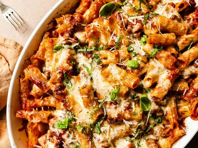 Baked Beef Rigatoni