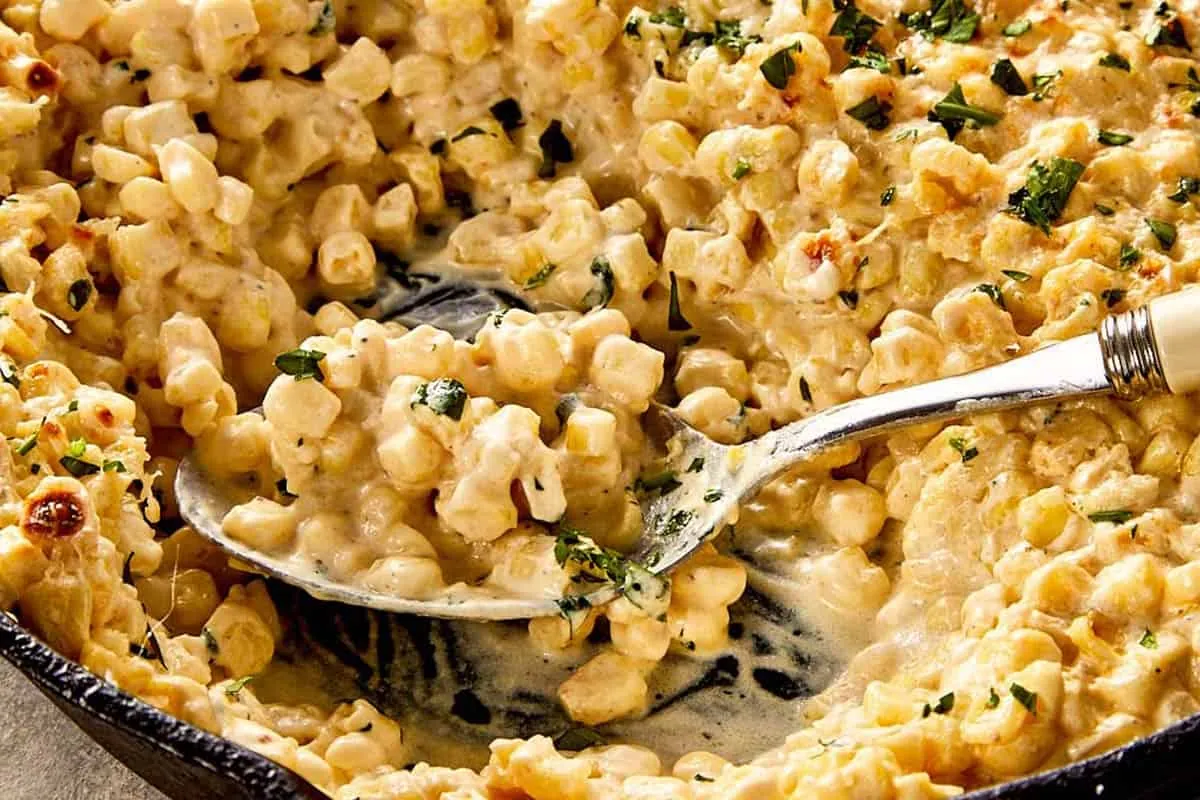 Creamy Garlic Corn