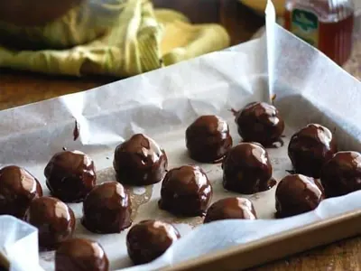 Dark Chocolate Coconut Bites
