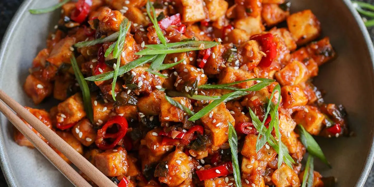 Spicy Garlic Tofu