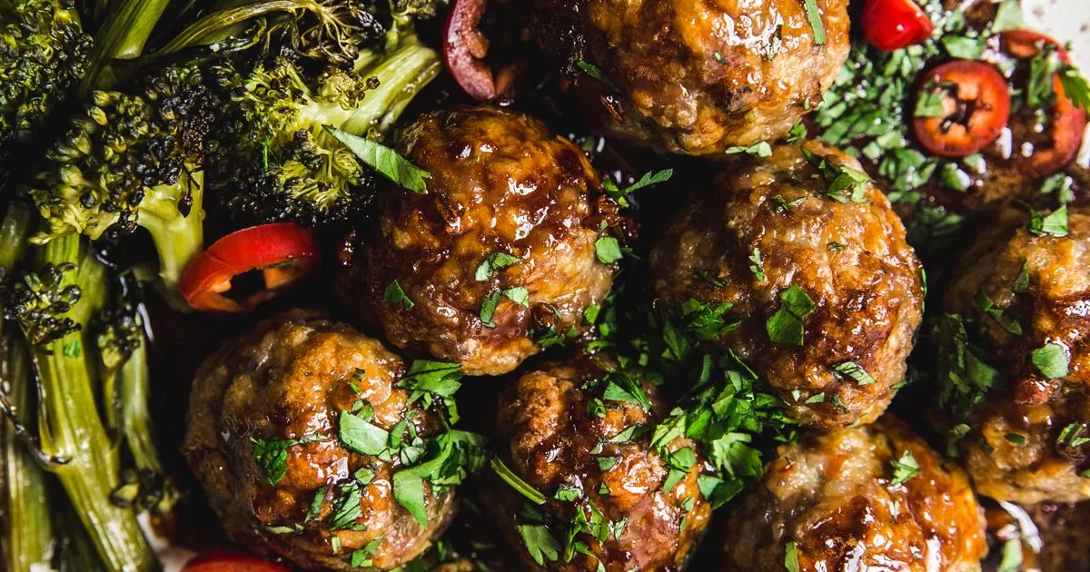 Teriyaki Pork Meatballs