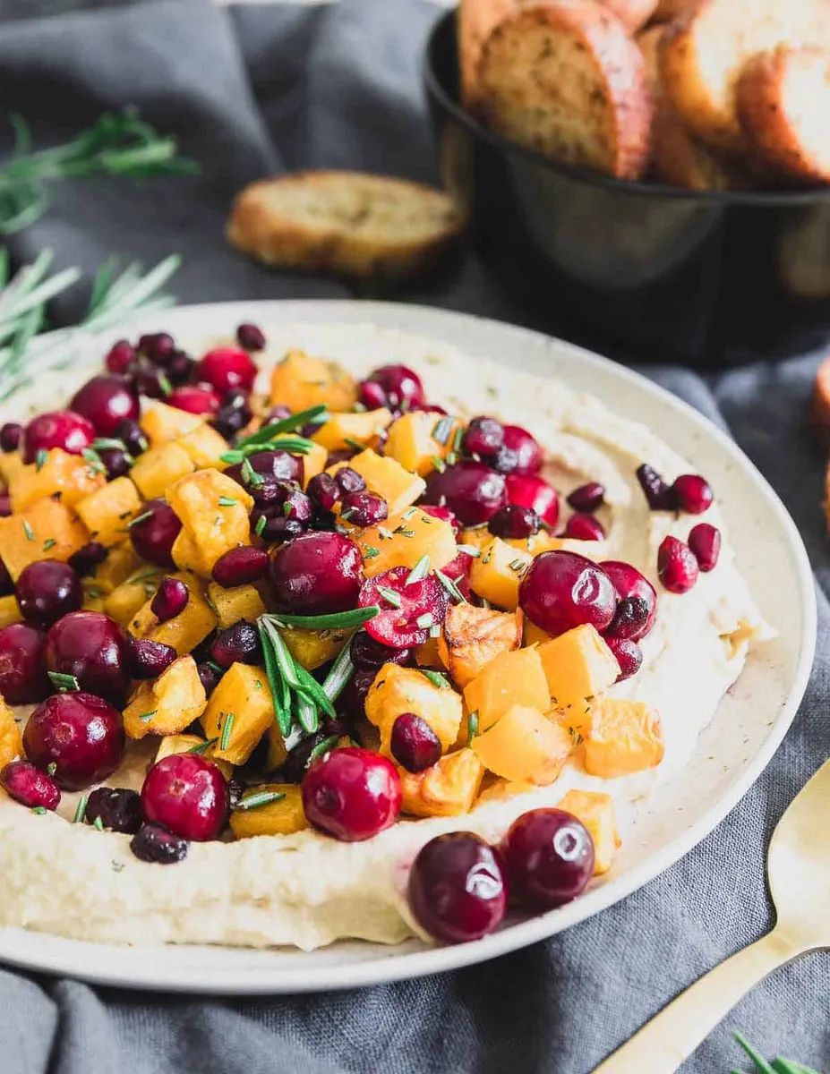 Butternut Squash Cranberry Hummus