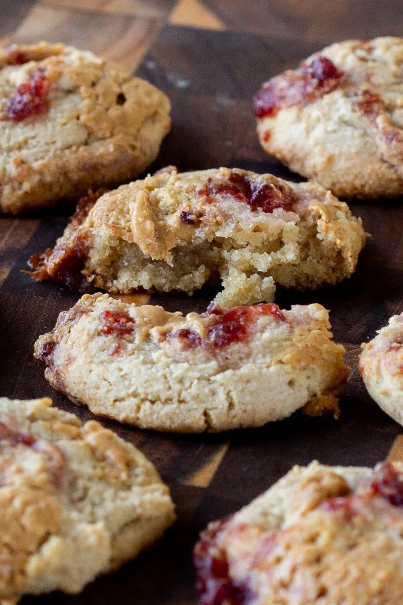 Peanut Butter Jelly Cookies