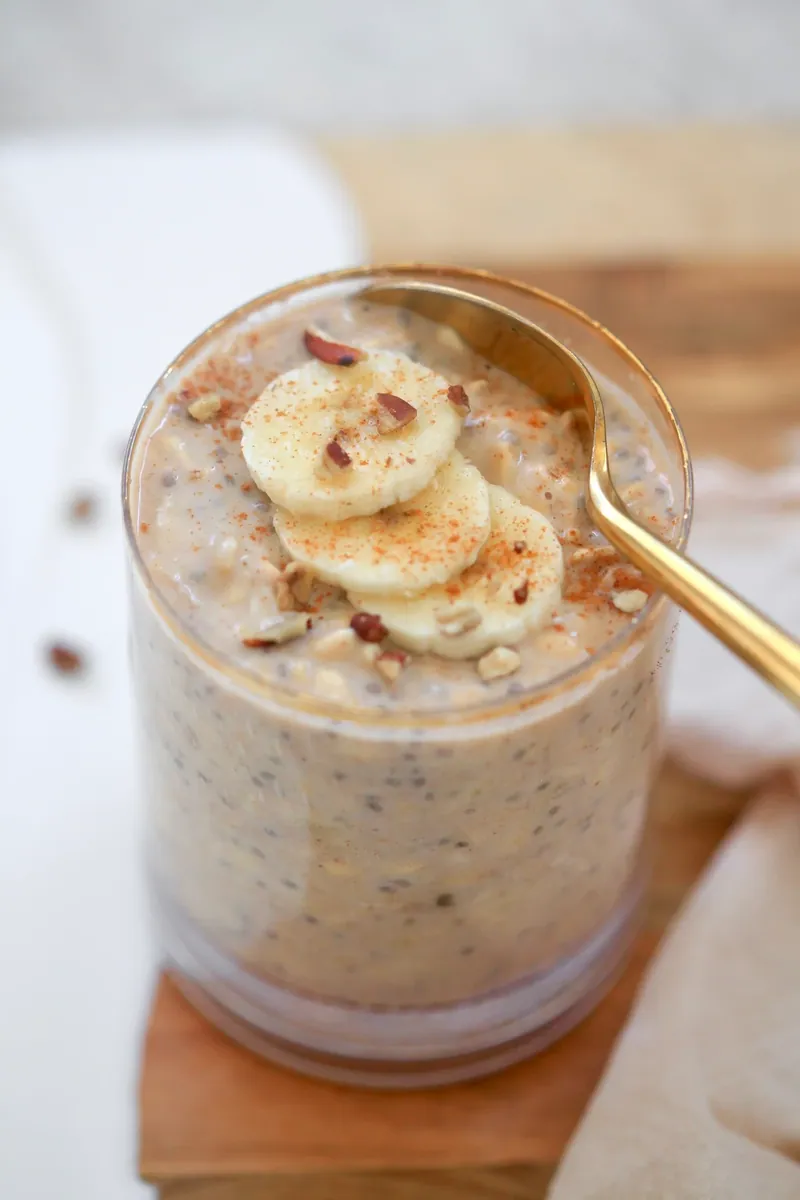 Banana Bread Overnight Oats