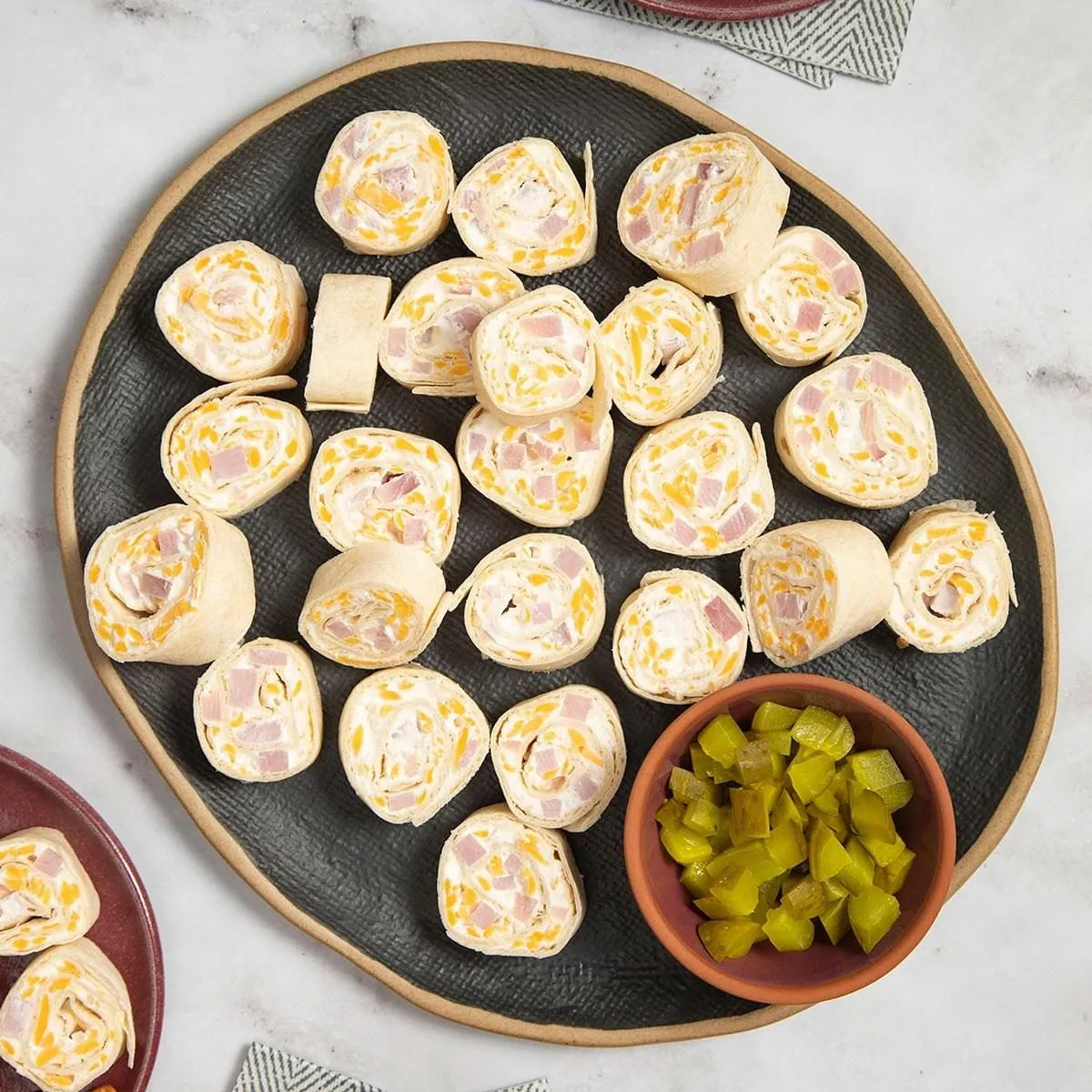 Ham Cheese Roll-Ups