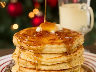 Eggnog Pancakes