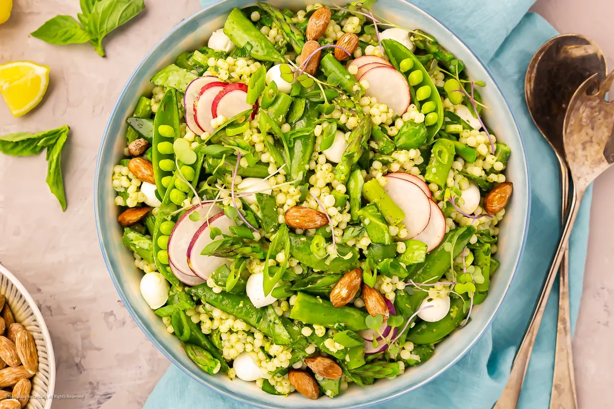 Pesto Couscous with Vegetables