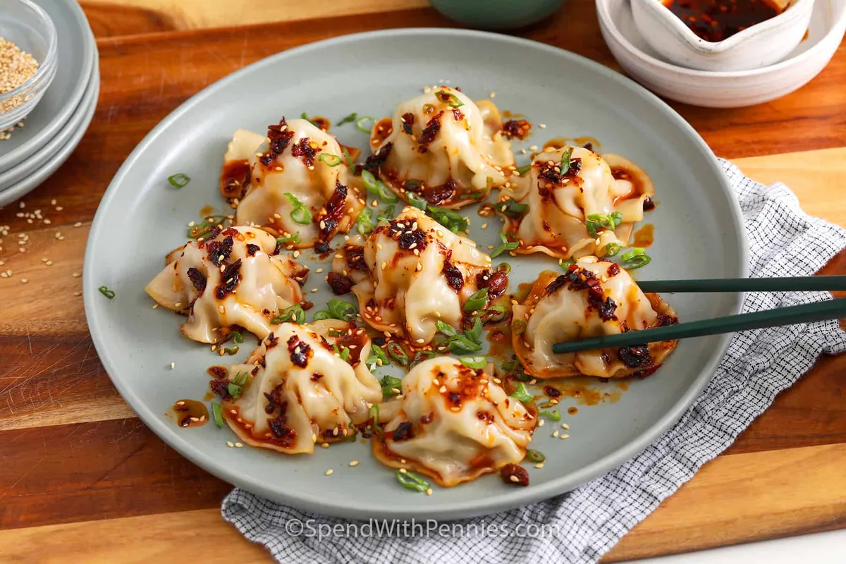 No-Fold Pork Dumplings