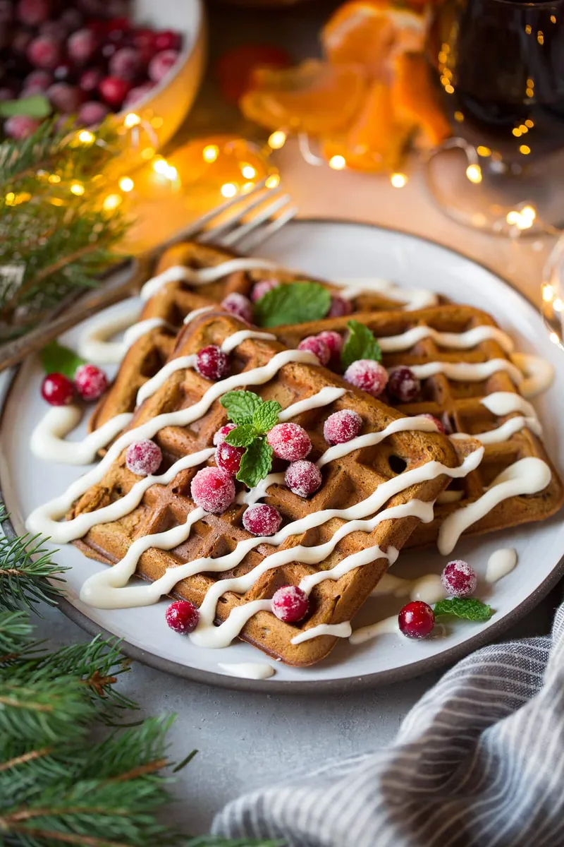 Gingerbread Waffles