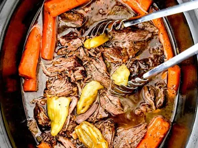 Slow Cooker Mississippi Roast