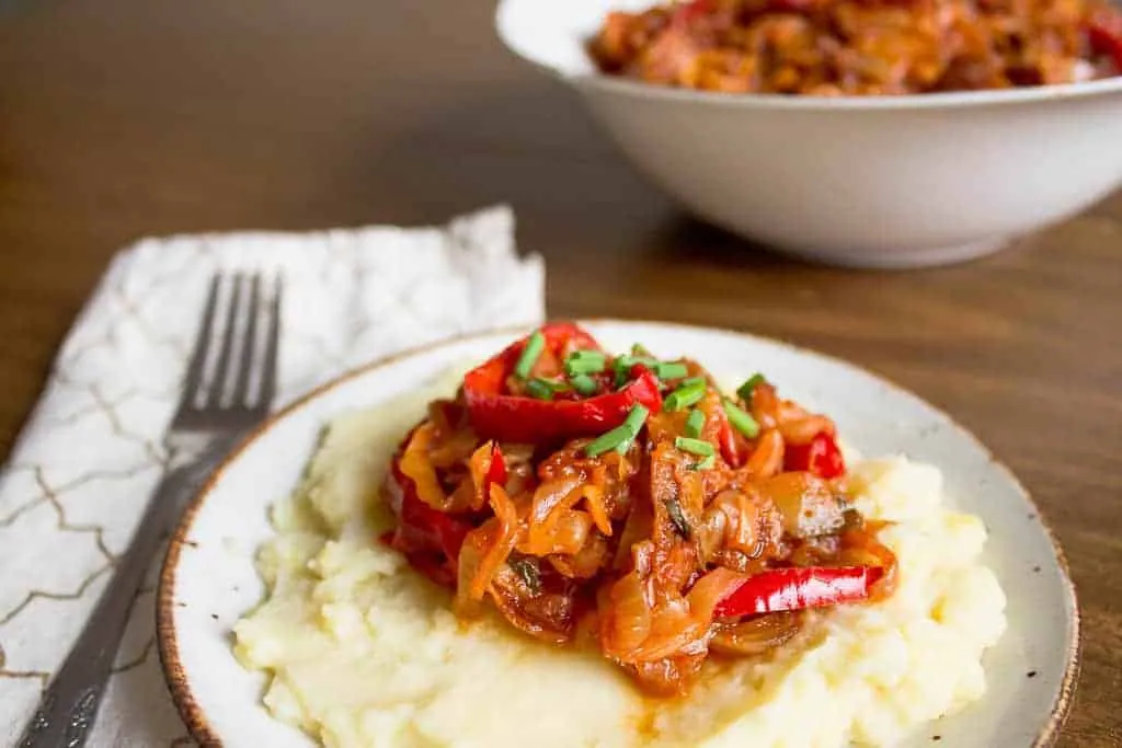 Cabbage and Pepper Saute