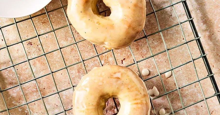 Air Fryer Doughnuts with butter
