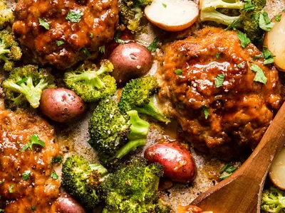 Italian Meatloaf Sheet Pan