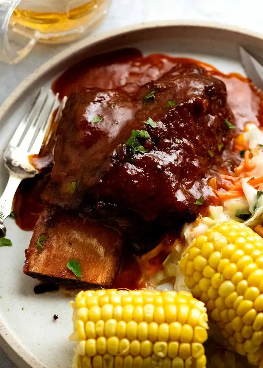 Slow-Cooked Beef Ribs