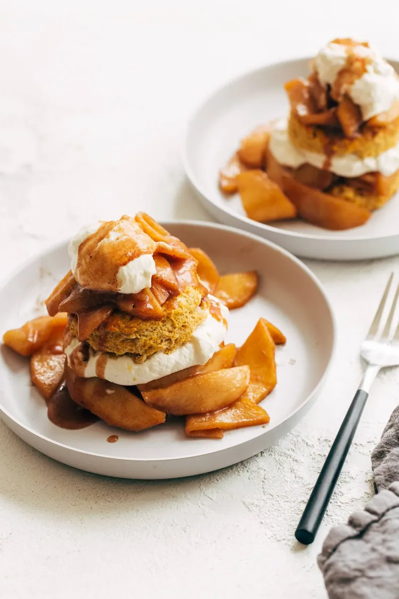 Pumpkin Apple Shortcakes