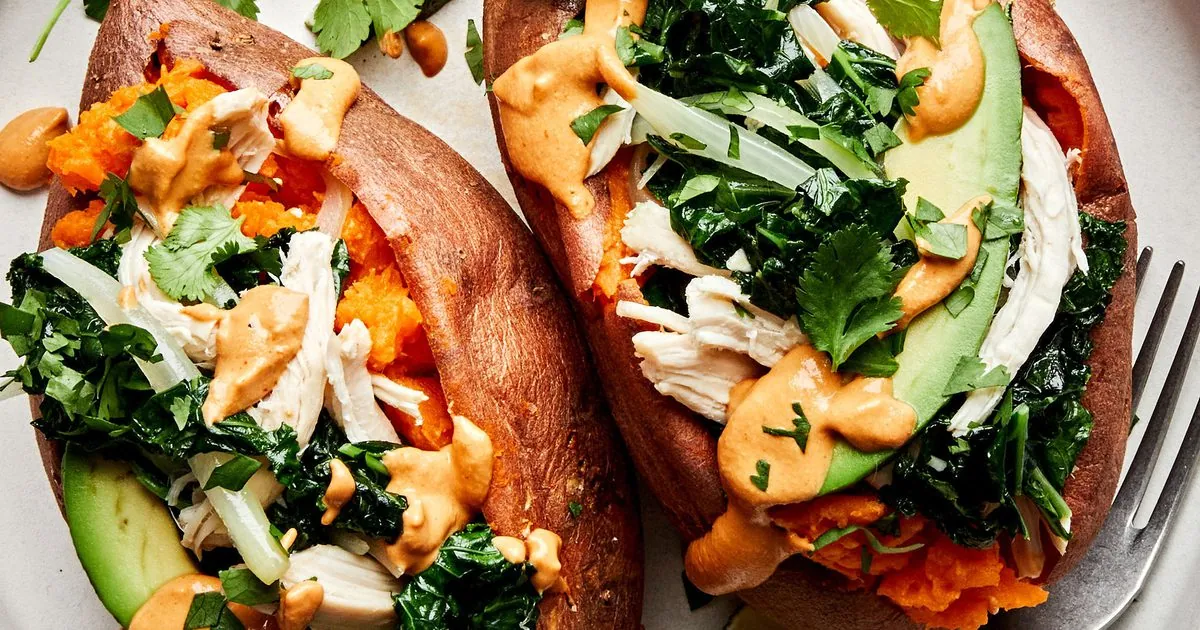 Sweet Potato with Cashew Cream