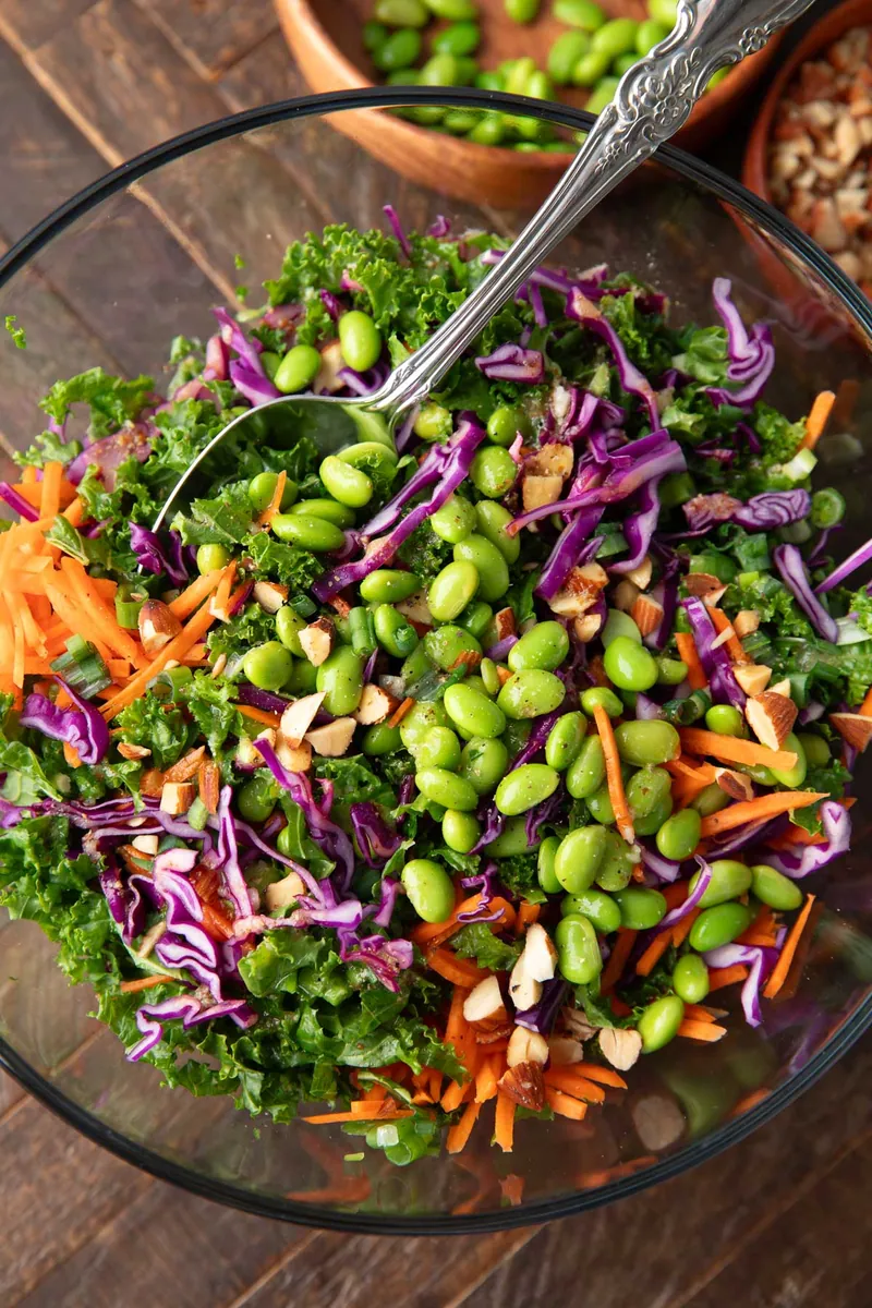 Kale Cabbage Salad