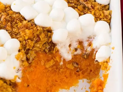 Browned Butter Sweet Potato Casserole
