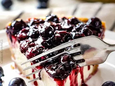 Fresh Blueberry Cheesecake