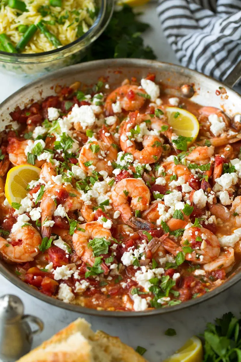Greek Shrimp with Tomatoes