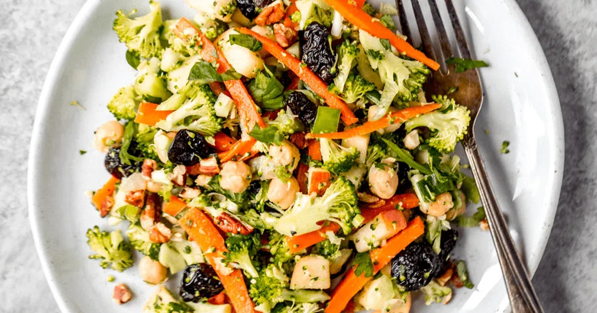 Chickpea Apple Broccoli Salad
