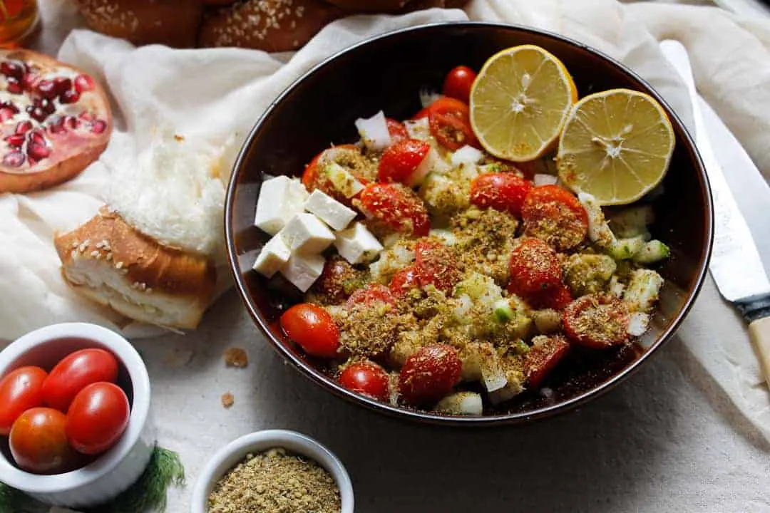 Chopped Feta Cucumber Salad