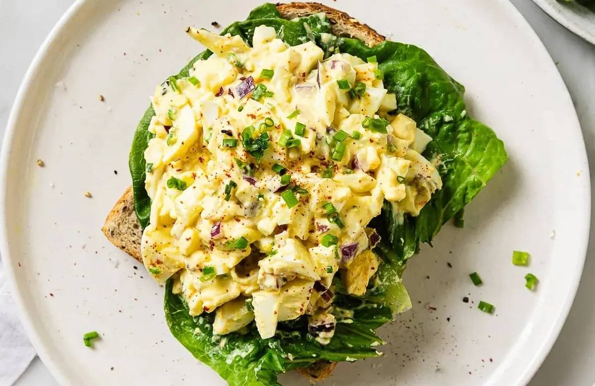 Egg Salad with eggs