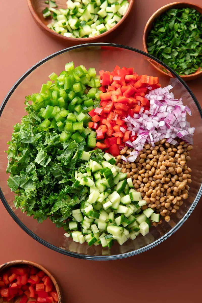 Kale Lentil Salad