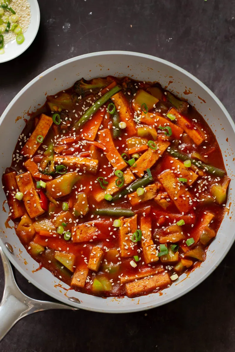 Gochujang Tofu Stir-Fry