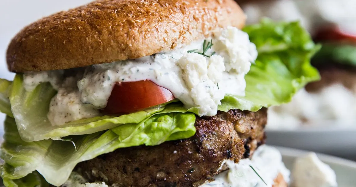 Mediterranean Turkey Burgers