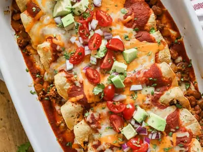 Ground Beef Enchiladas