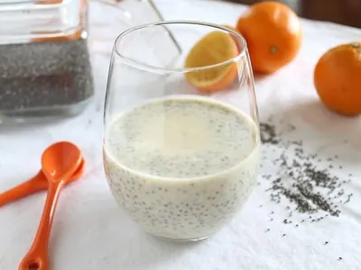 Orange Kefir Chia Pudding