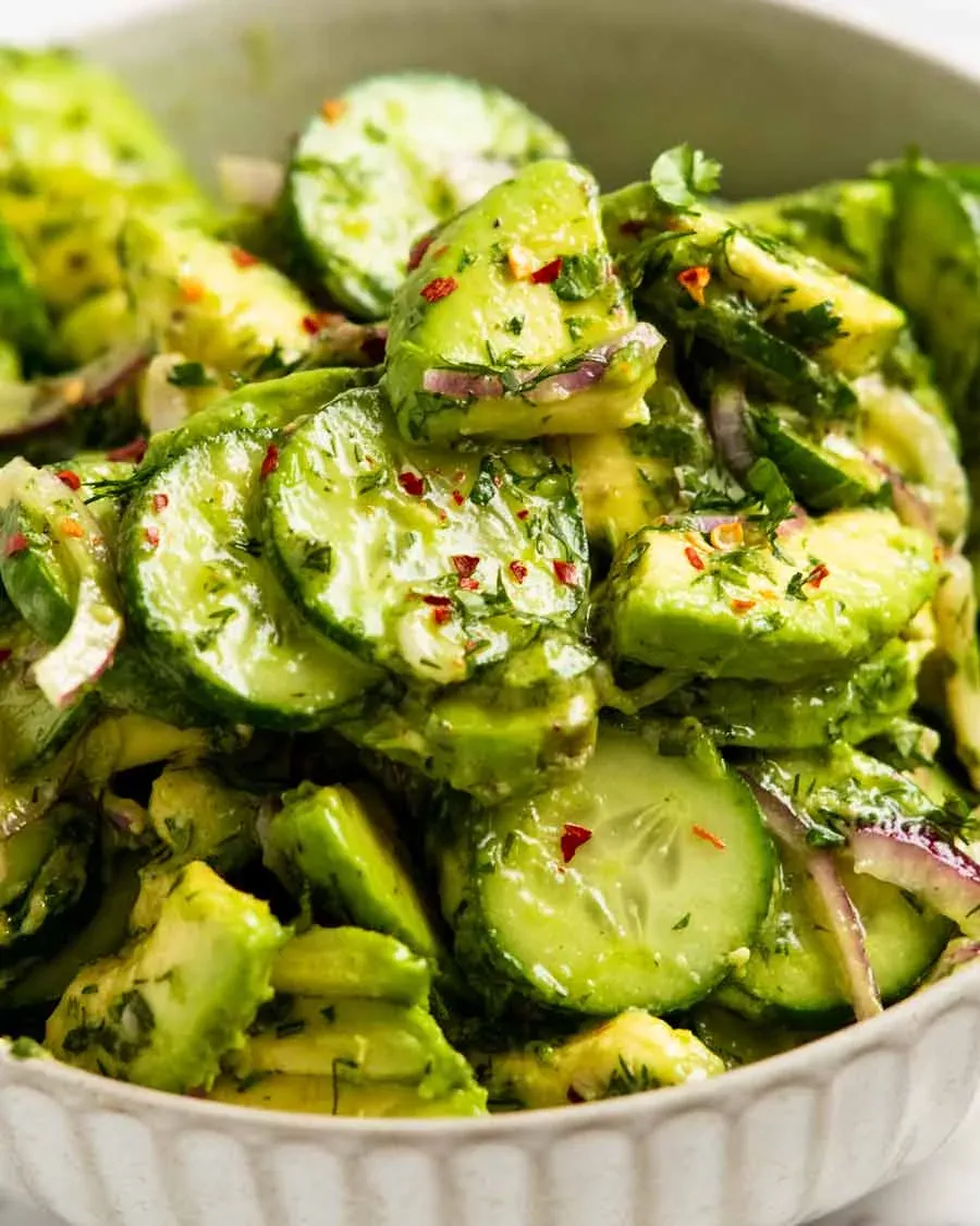 Avocado Cucumber Salad