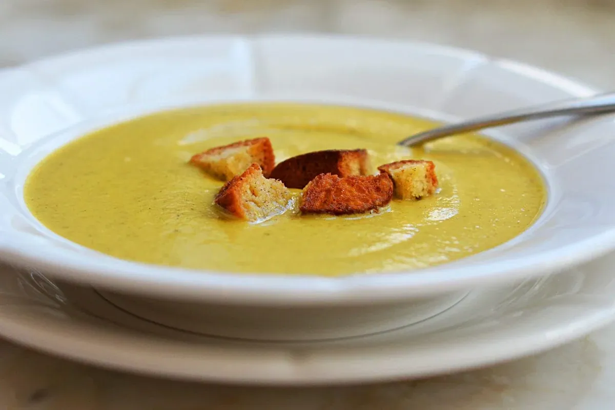 Broccoli Gruyere Soup