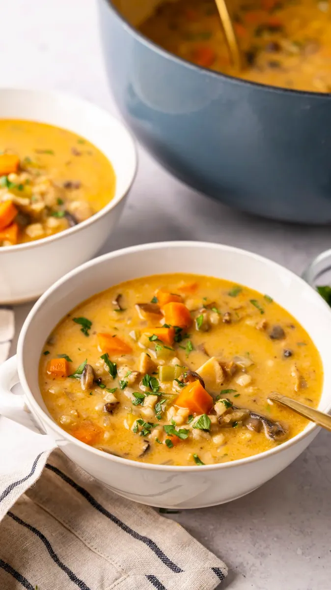 Mushroom Barley Soup