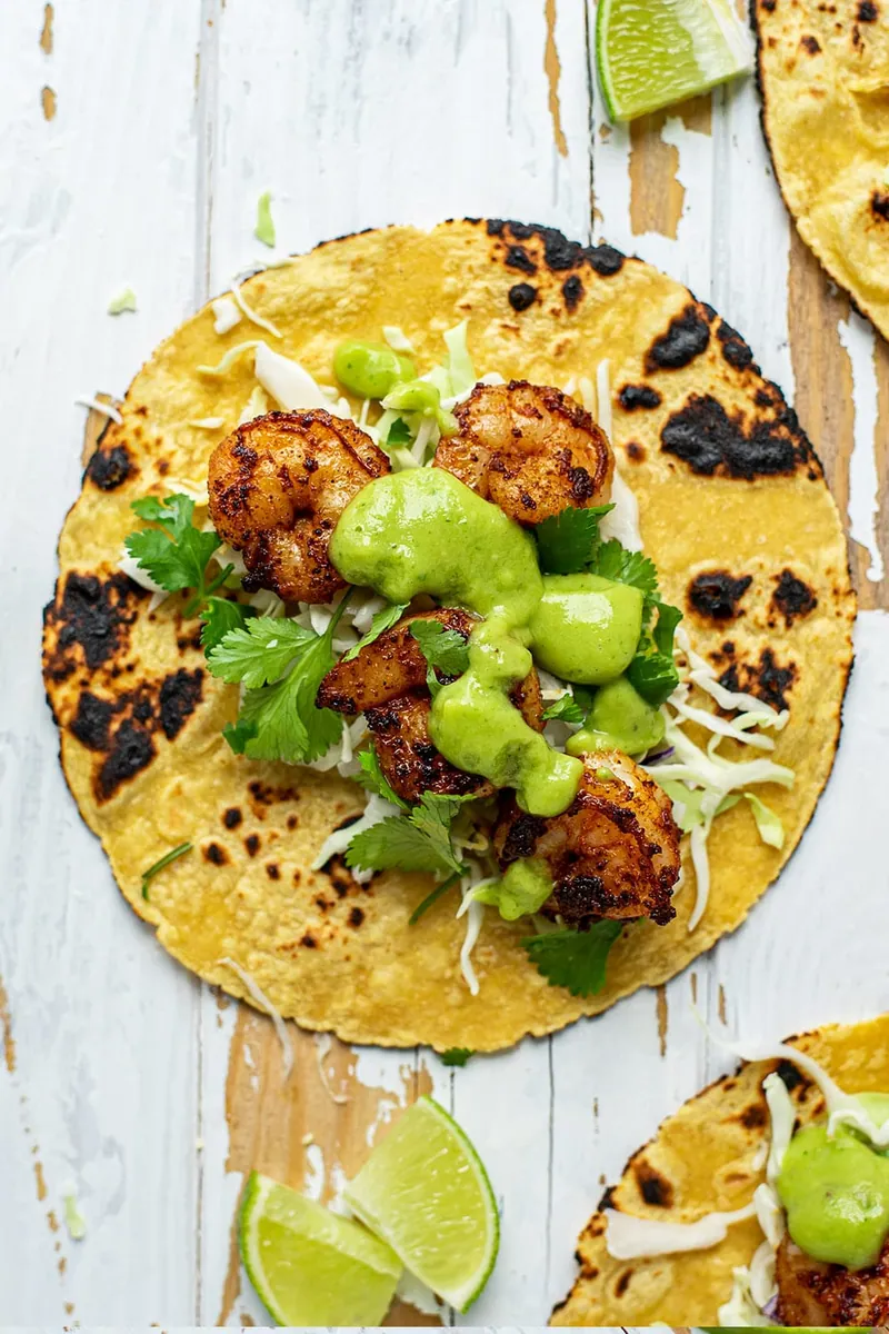Spicy Shrimp Tacos
