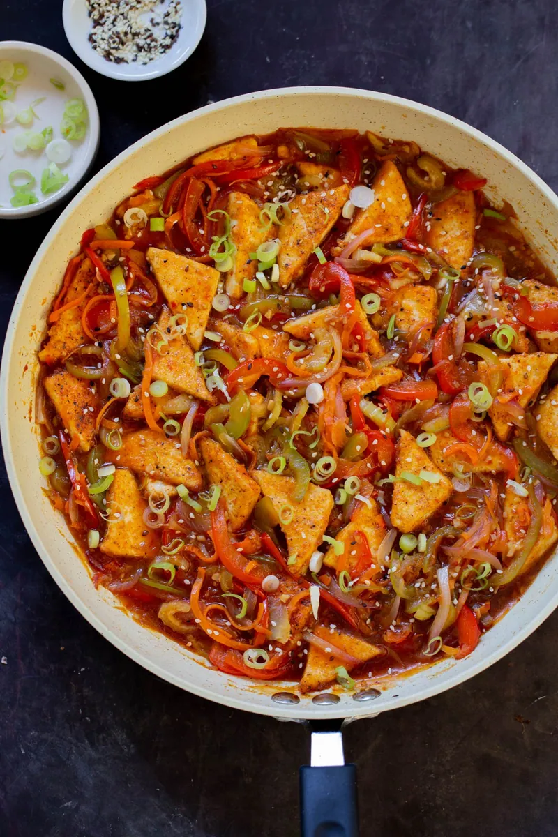 Schezwan Tofu