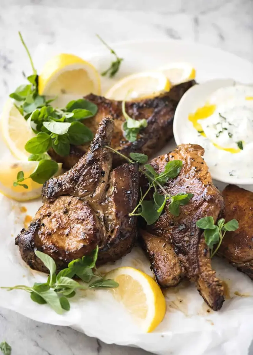 Lemon Garlic Pork Chops