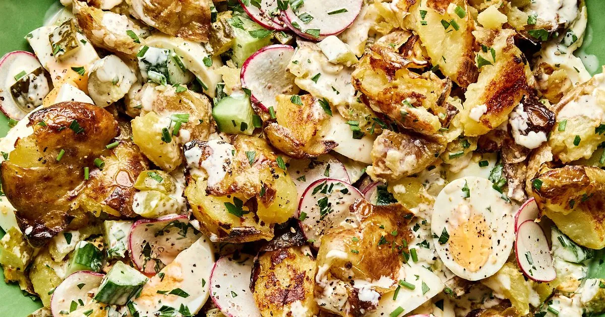 Smashed Potato Salad (8 servings)