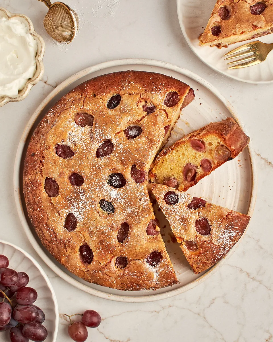 Grape Olive Oil Cake