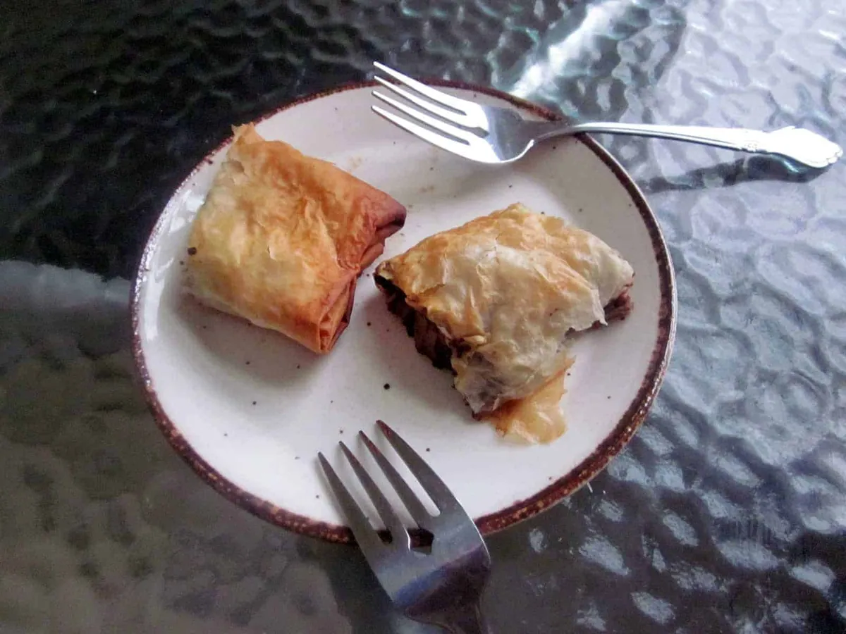 Pear Chocolate Strudel