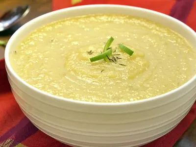 Roasted Parsnip Apple Soup