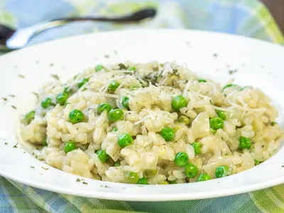 Spring Pea Risotto